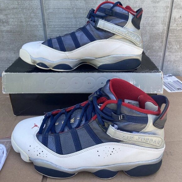 Jordan 6 Rings Olympic Size 8 OG Box 322992-161